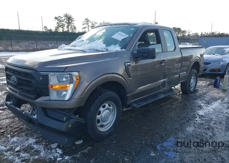 2021 Ford F-150 Xl из США, поврежденный, VIN 1FTEX1EB2MFC15867